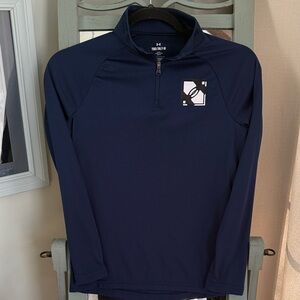 Under Armour Navy Blue Quarter-Zip Top